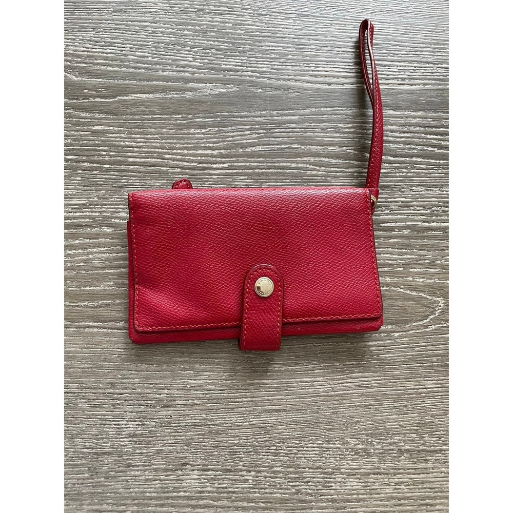 Red coach wristlet